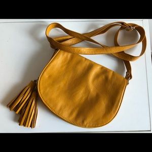 Yellow Leather Purse